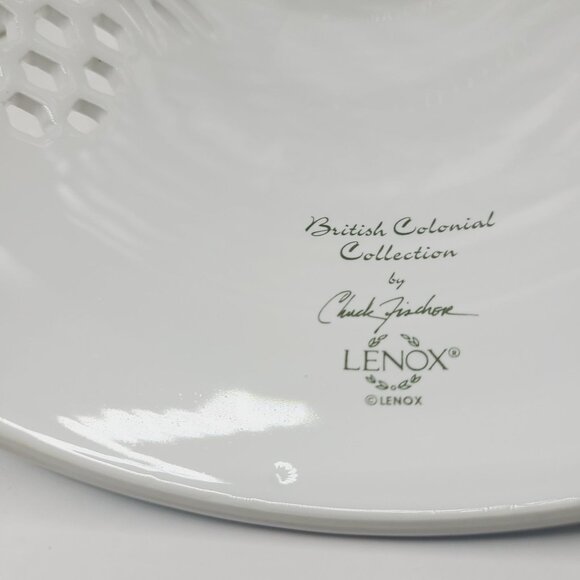 Lenox British Colonial Candle Lamp Pineapple Design Tropical Nautical - Picture 8 of 10